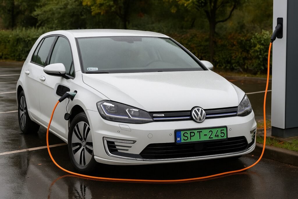 e_golf_toltes közben