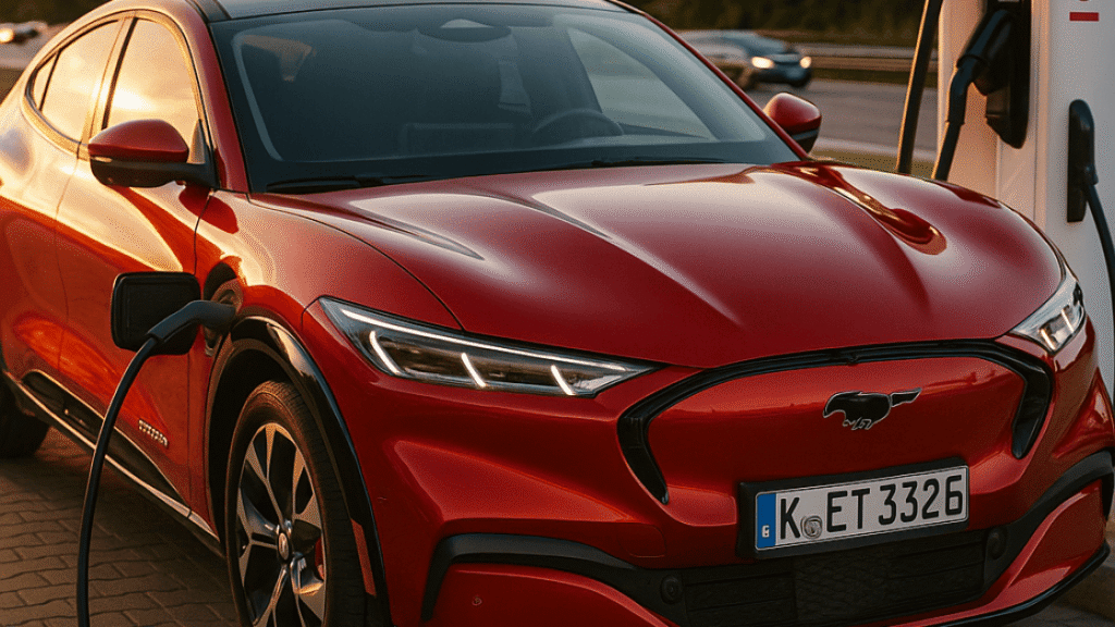 A Ford Mustang Mach-E töltése