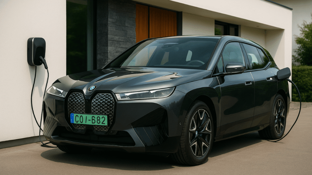 BMW iX töltése