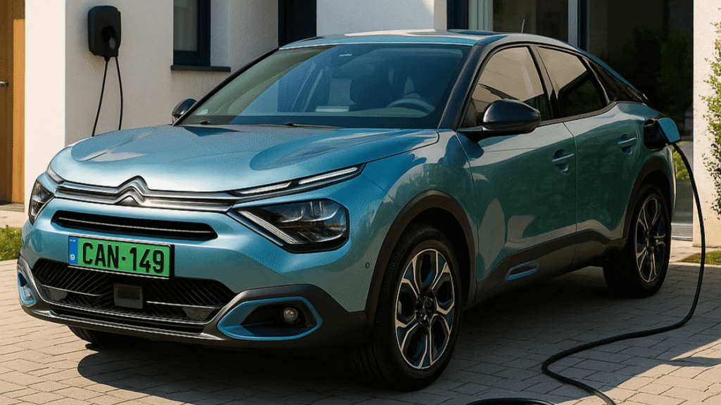 Citroën ë-C4 töltése