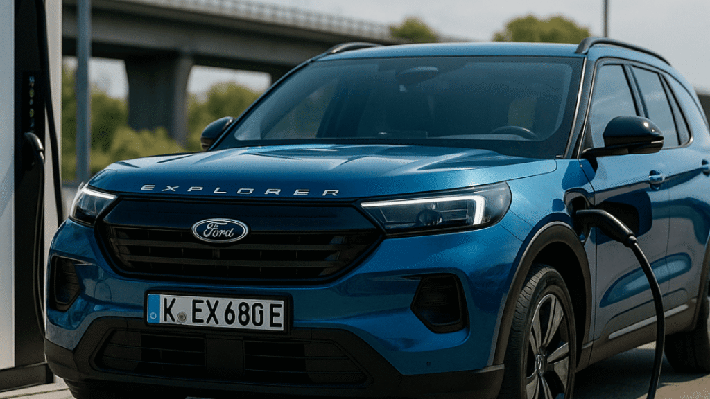 Ford Explorer Electric töltése