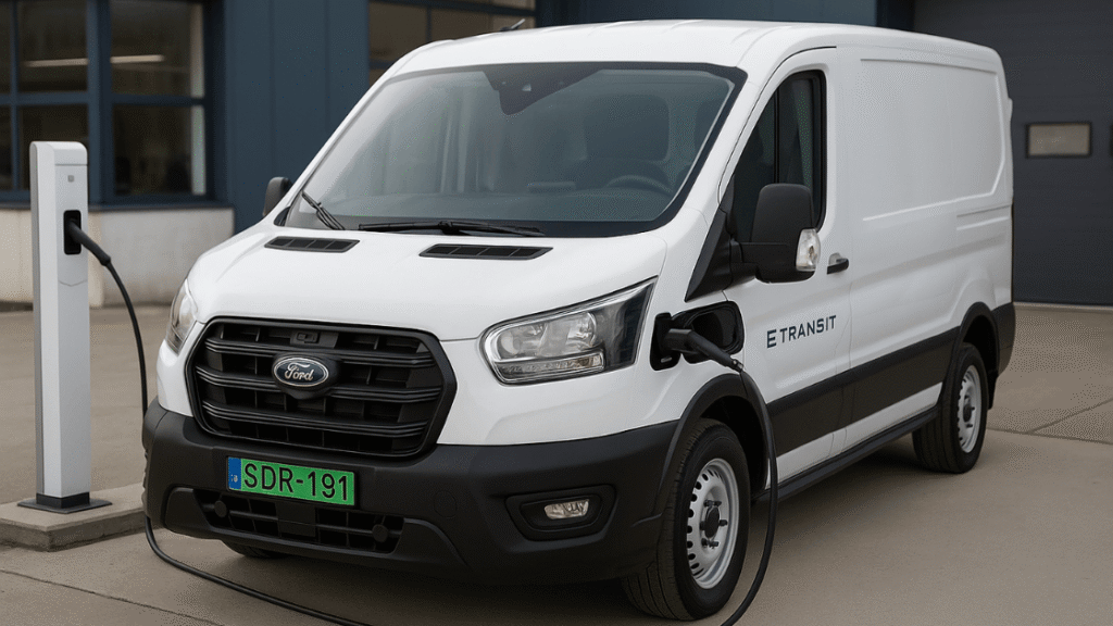Ford Transit e töltése