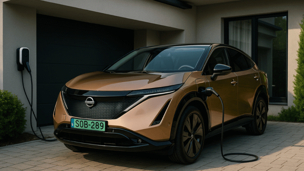 Nissan Ariya töltése