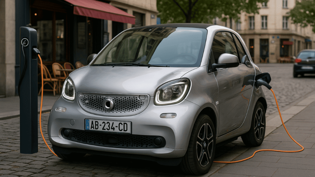 Smart EQ Fortwo töltése