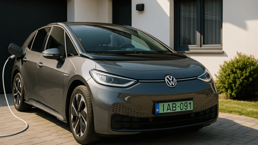 VW ID3 töltése