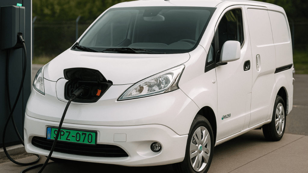 nissan e-nv200 töltése