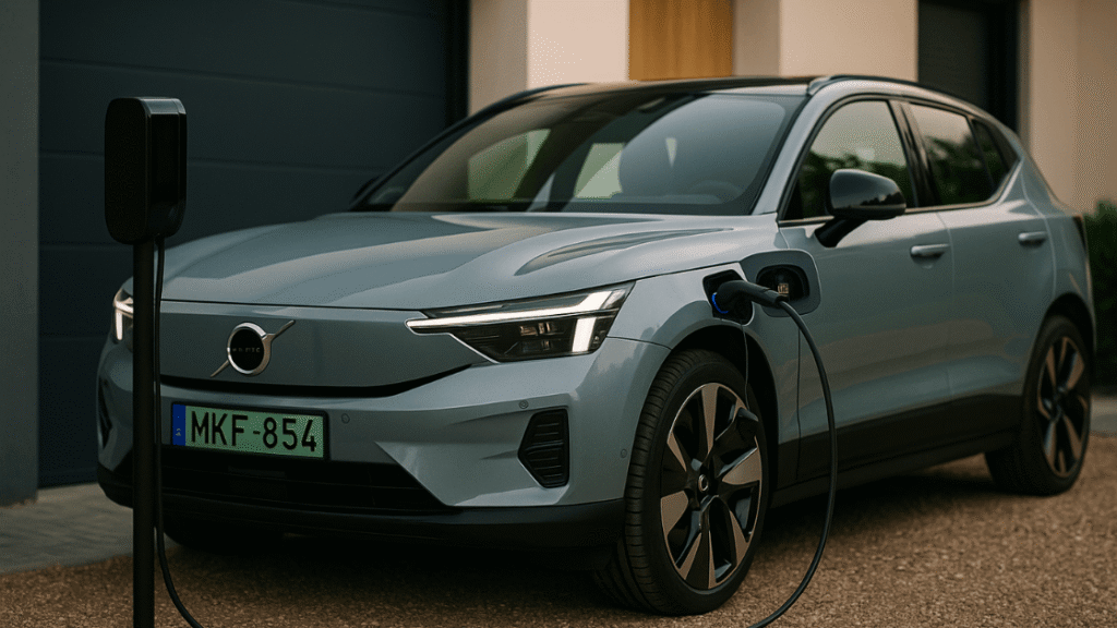 volvo ex30 töltése