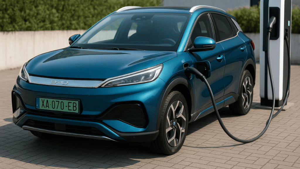 BYD Atto 3 töltése