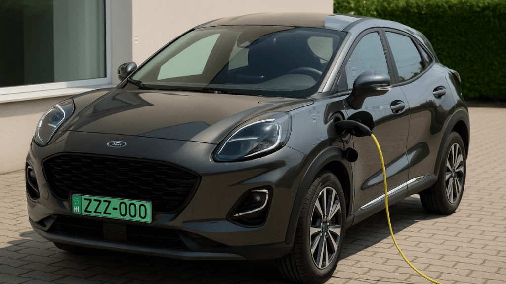 Ford Puma Plug-in Hybrid töltése