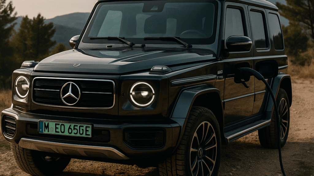 Mercedes-Benz G580 töltése