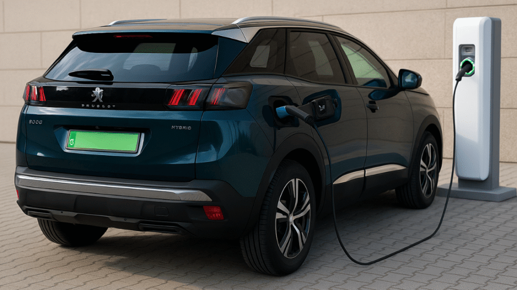 Peugeot 5008 töltése