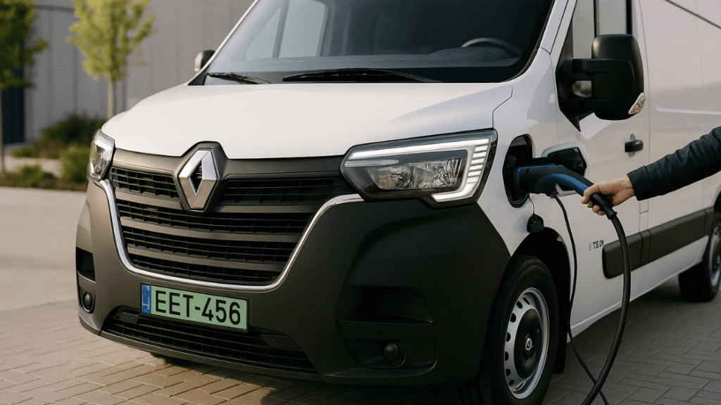Renault master e-tech töltése