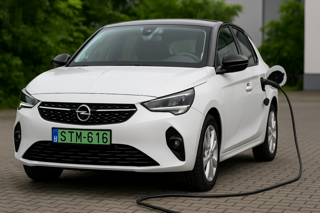 Opel Corsa-e töltése