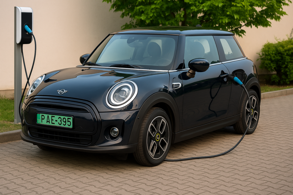 Mini Cooper töltése