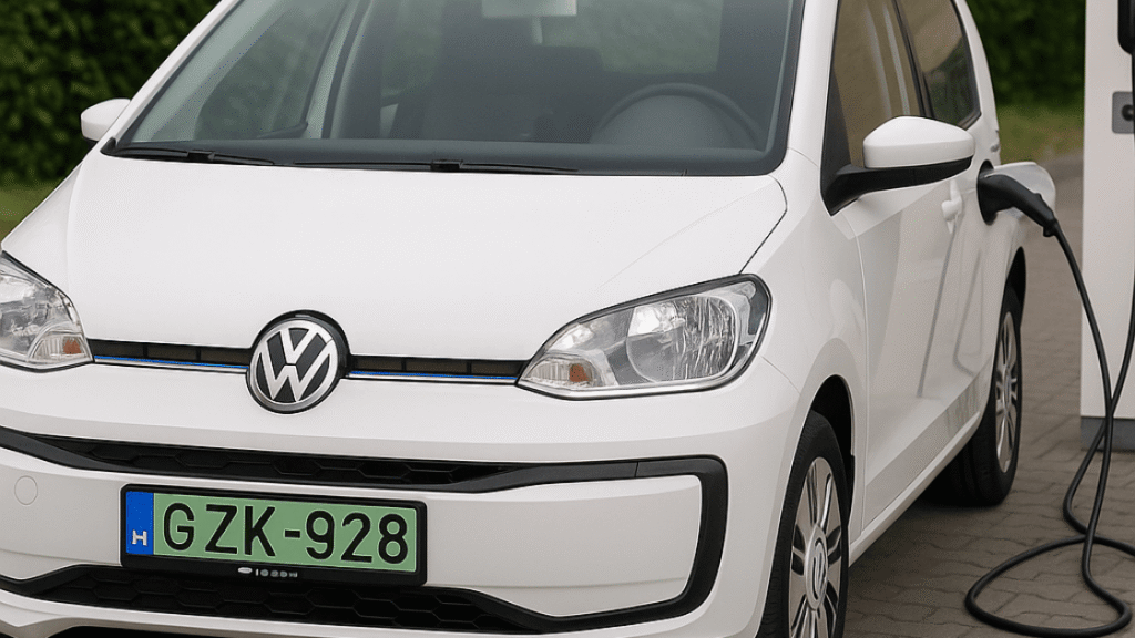 Volkswagen e-Up töltése