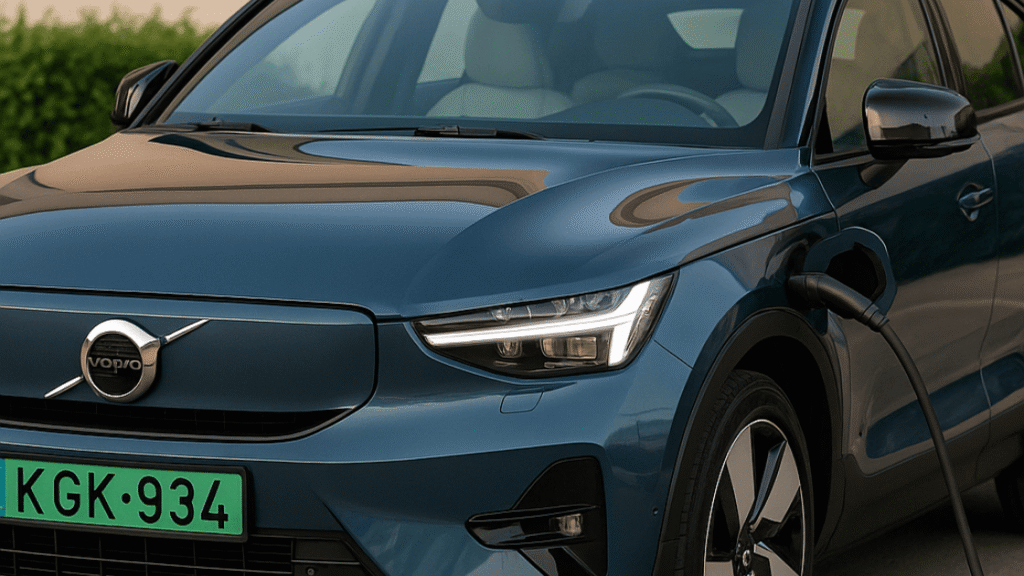 Volvo C40 Recharge töltése