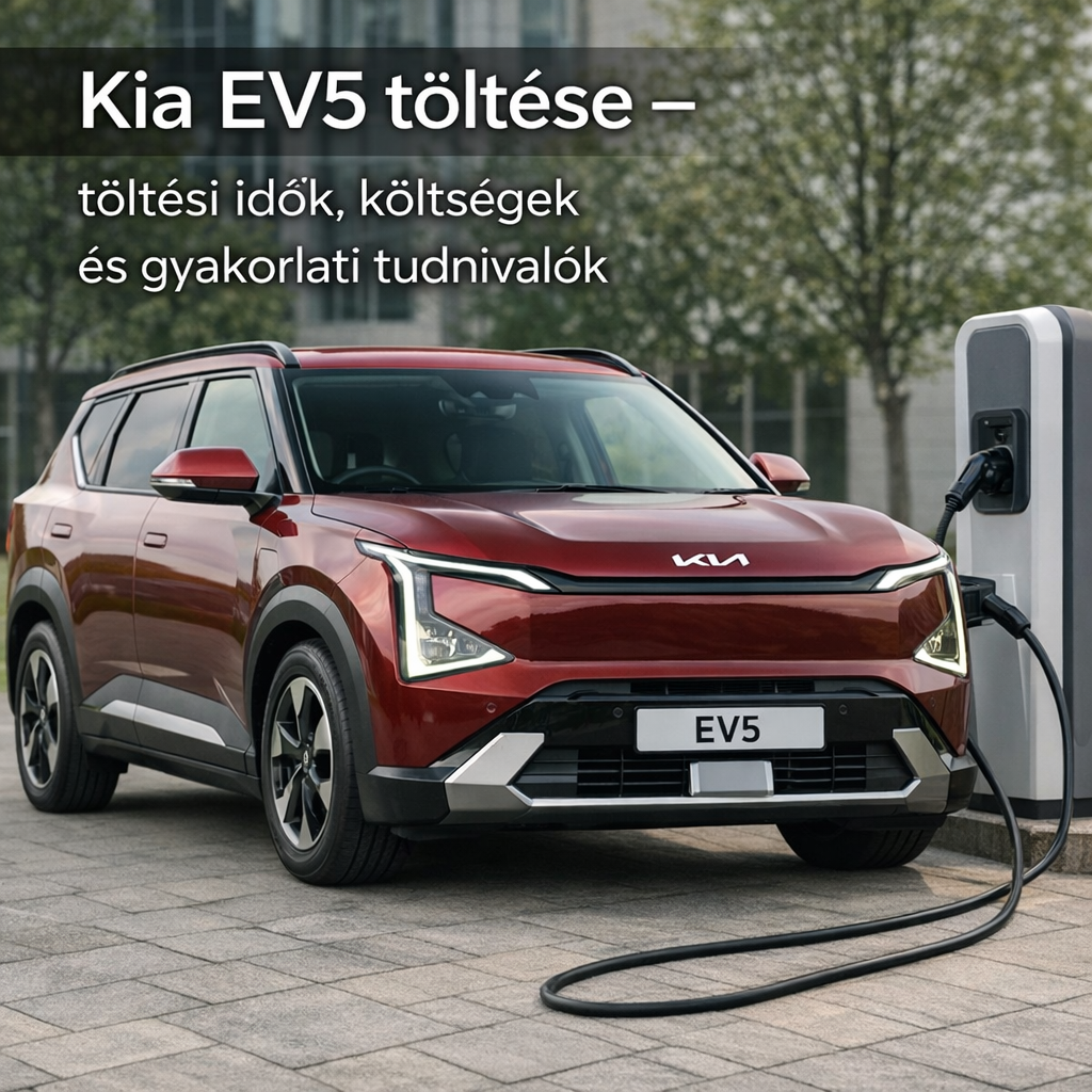 Kia EV5 töltése