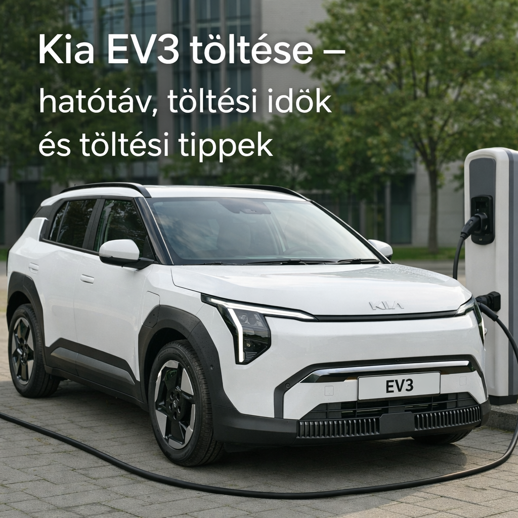 Kia EV3 töltése