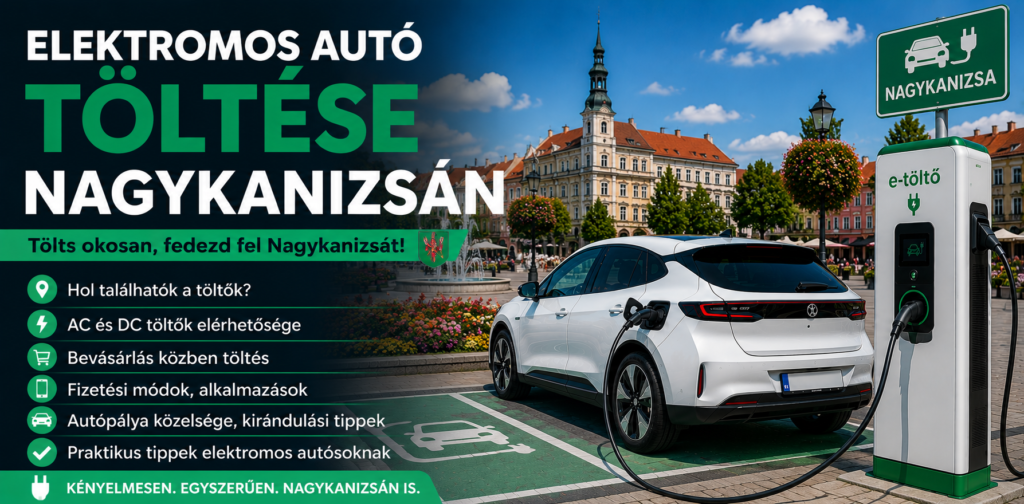 Elektromos autó töltés Nagykanizsán
