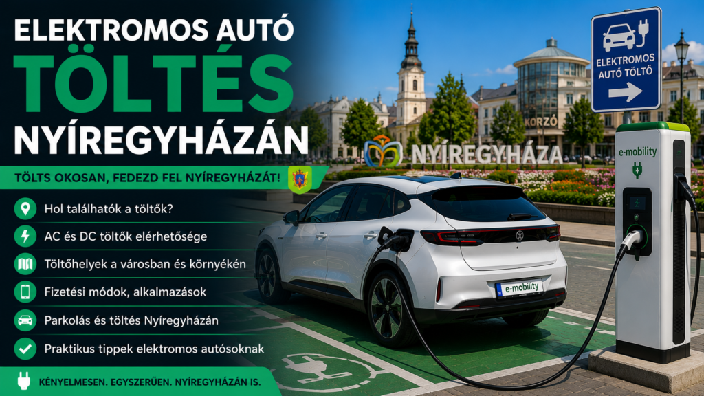 Elektromos autó töltés Nyíregyházán