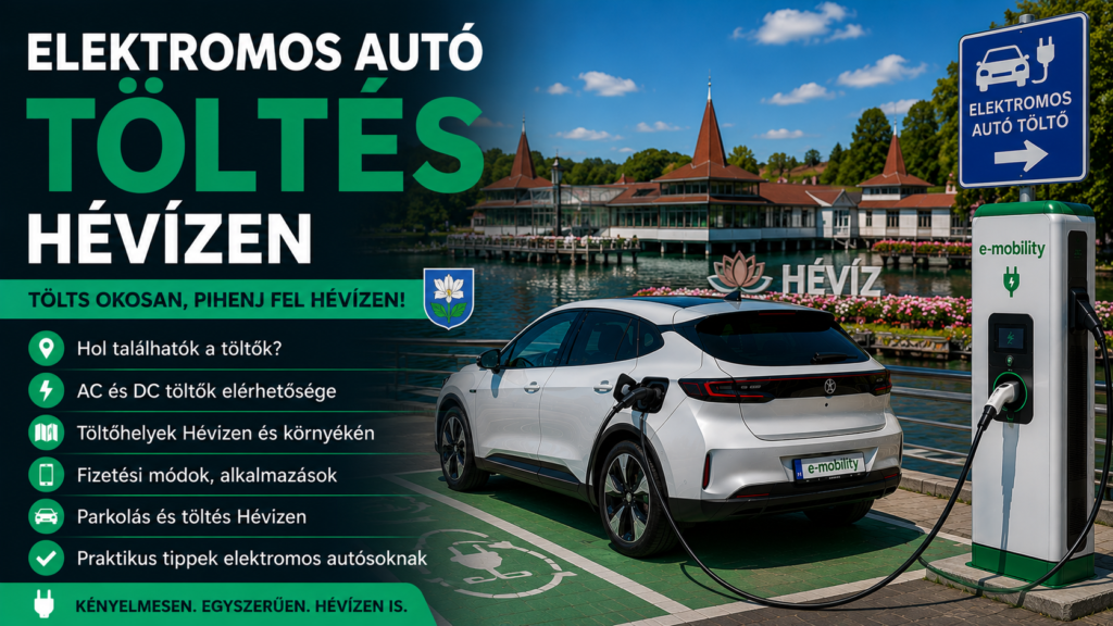 Elektromos autó töltés Hévízen