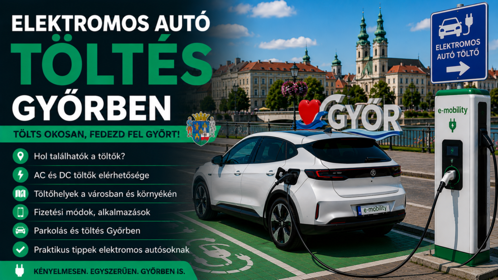 Elektromos autó töltés Győrben