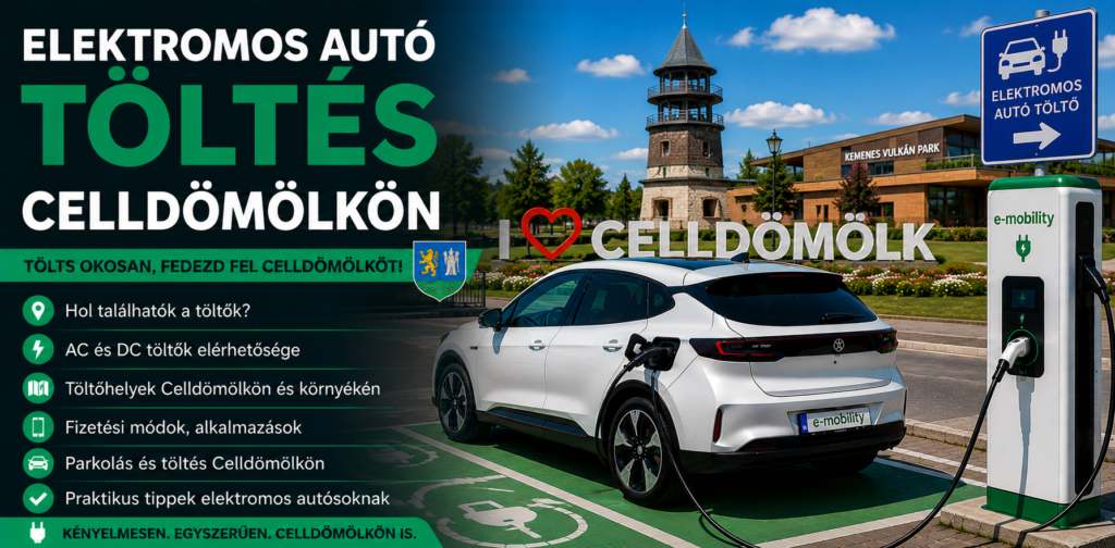 Elektromos autó töltés Celldömölkön