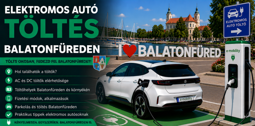 Elektromos autó töltés Balatonfüreden