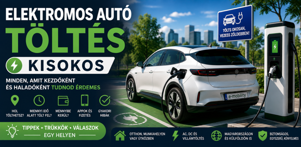 elektromos autó töltés kisokos