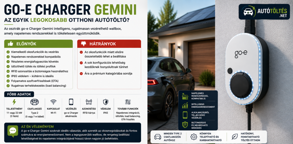 go-e Charger Gemini vélemény