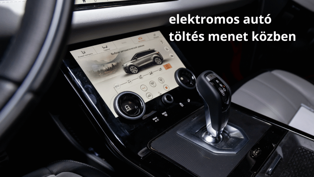 elektromos autó töltés menet közben